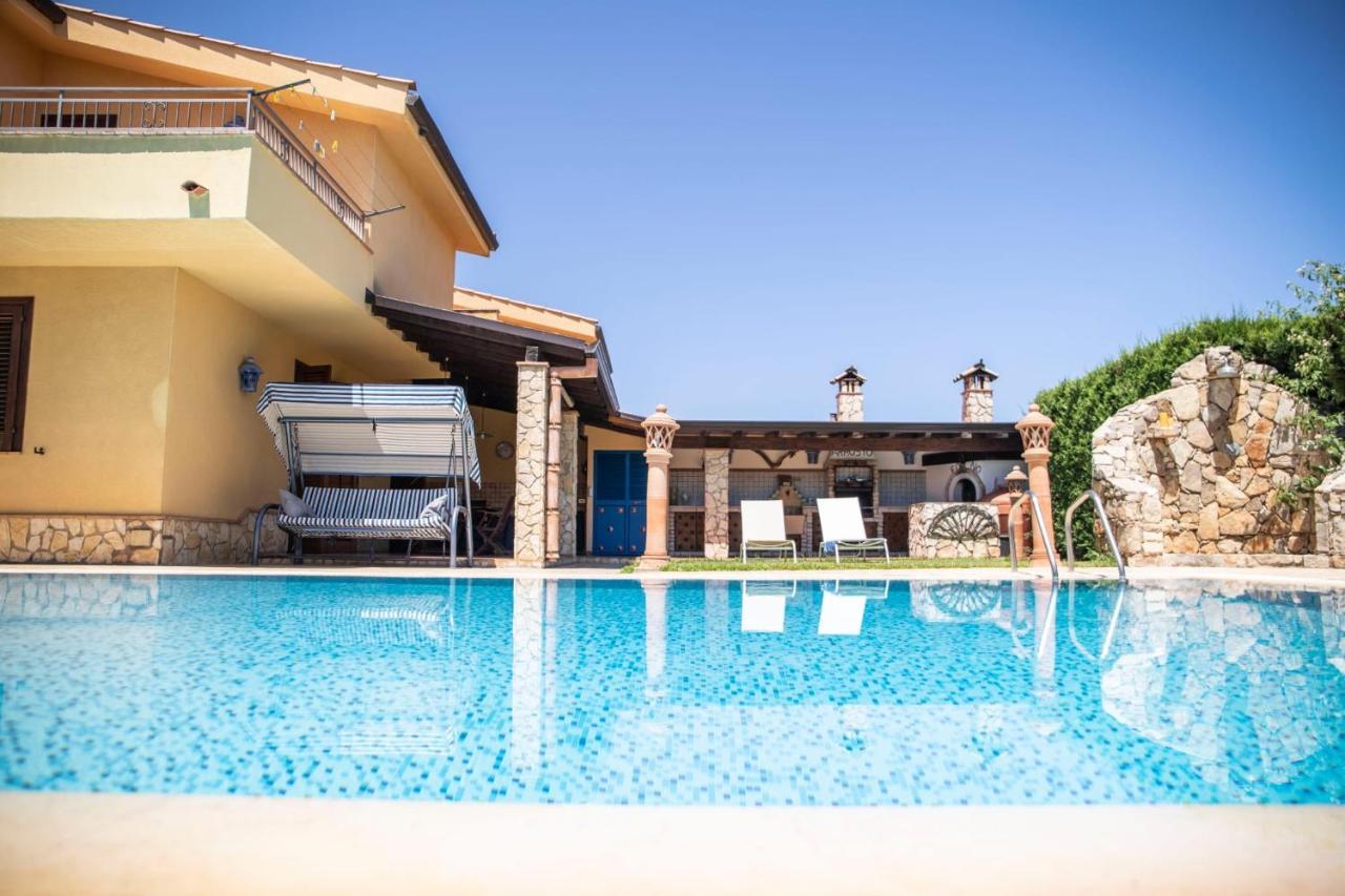 Dimora Fanale, Villa Esclusiva Con Piscina Privata - Fanale Rentals Altavilla Milicia Exteriér fotografie